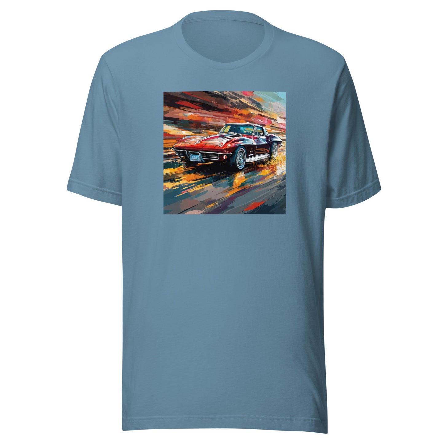 70s Mustang Men's T-Shirt Steel Blue