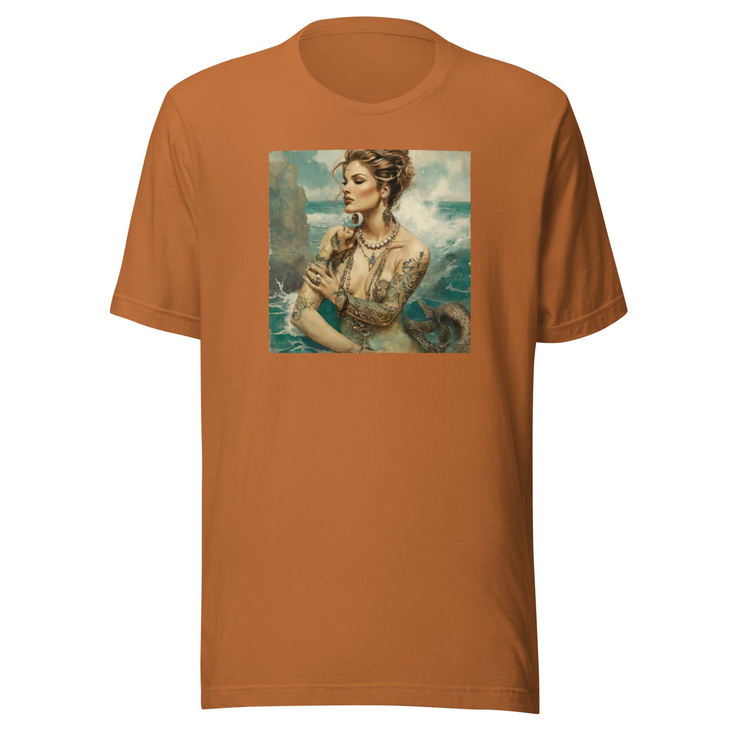 Mermaid with Tattoos Men's T-Shirt Toast