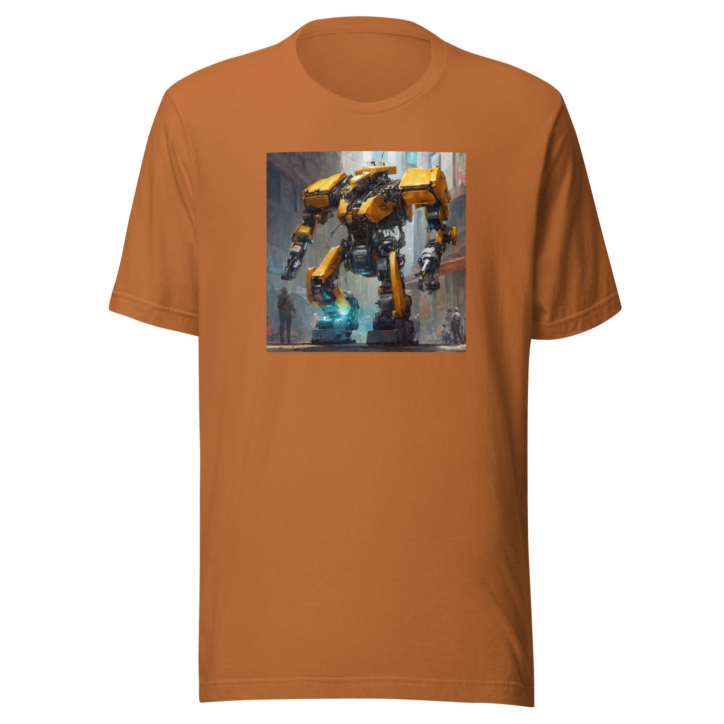 Yellow Mechanical Marvel Men's T-Shirt Toast