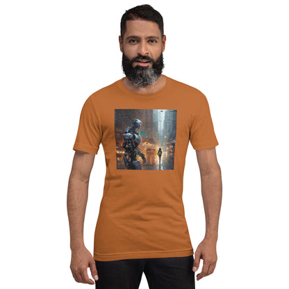 Cyborg in the City Men's Sci-Fi T-Shirt