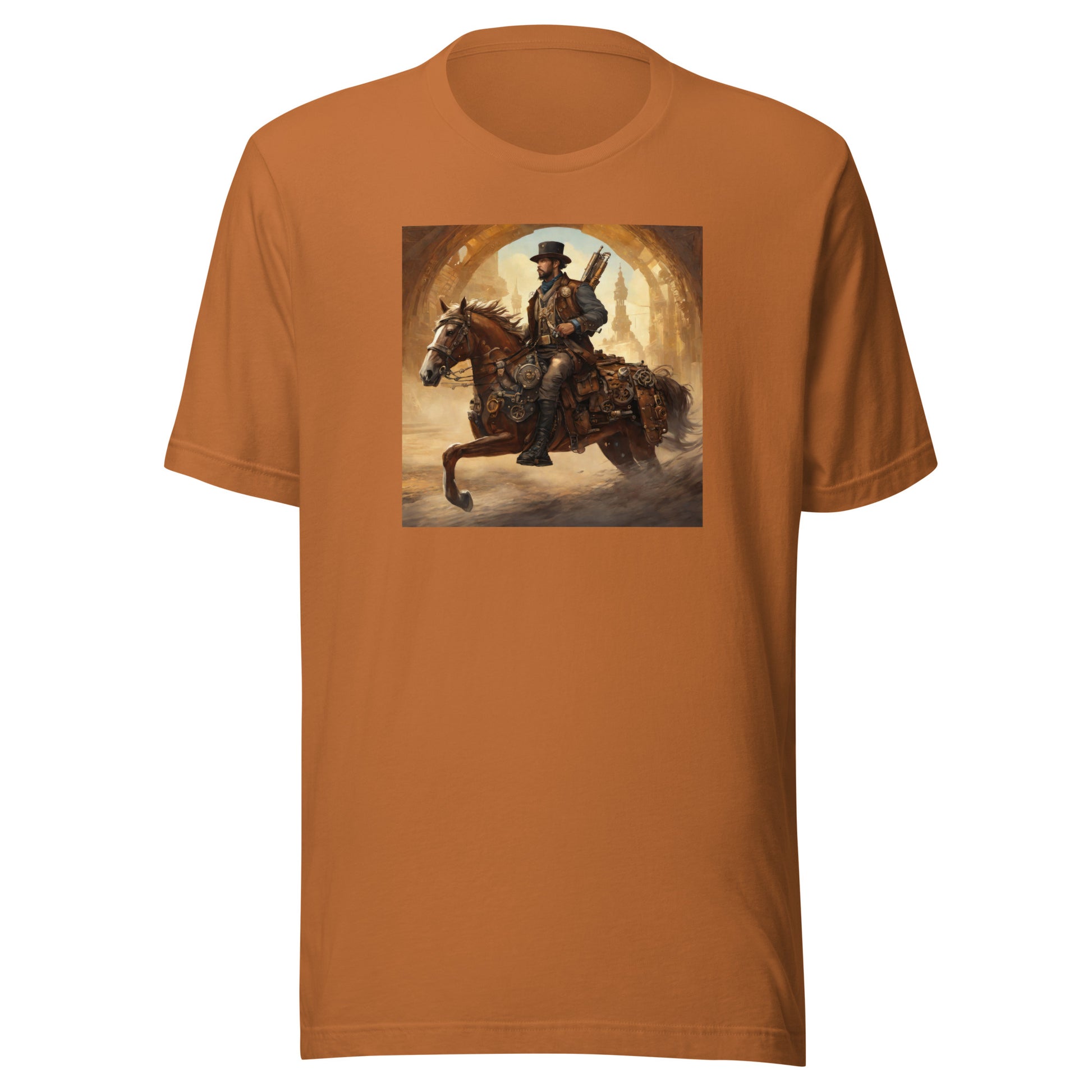 Geared Up Gunslinger Men's Steampunk T-Shirt Toast