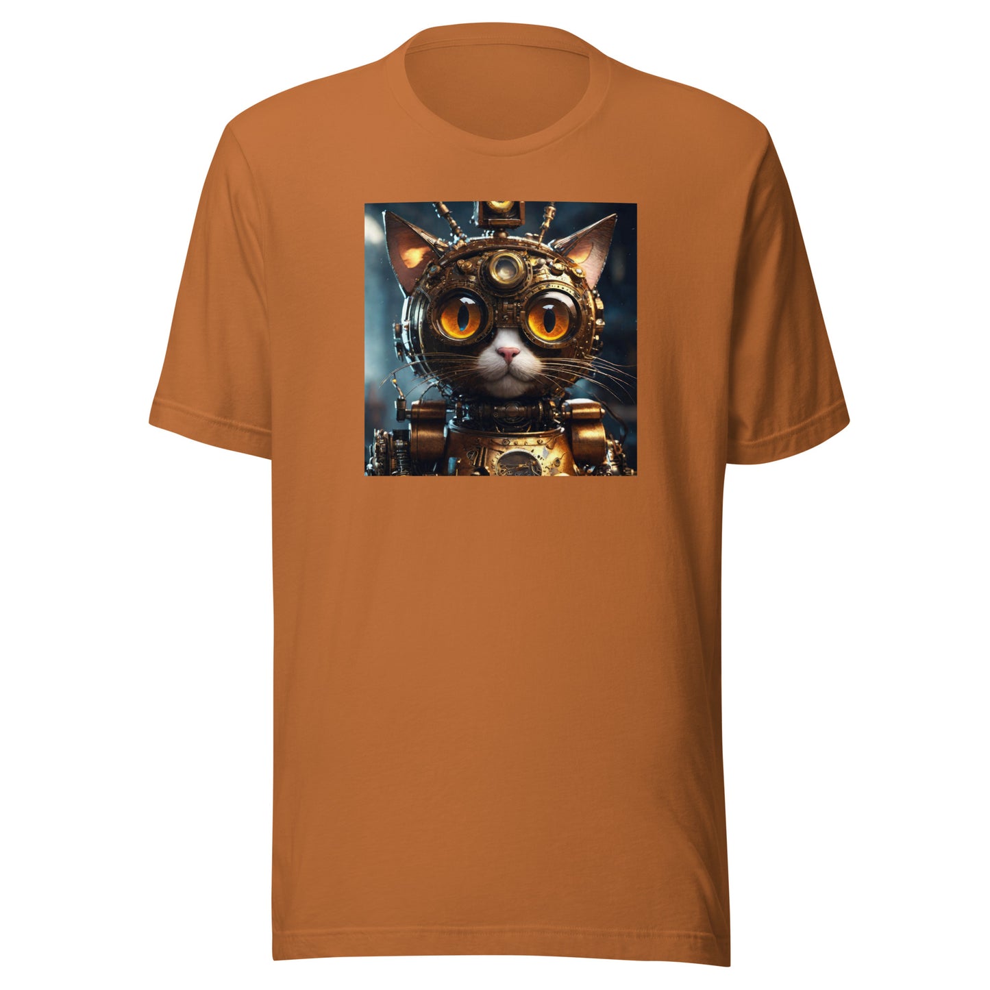 Retro-Futuristic Feline Men's Graphic Tee Toast