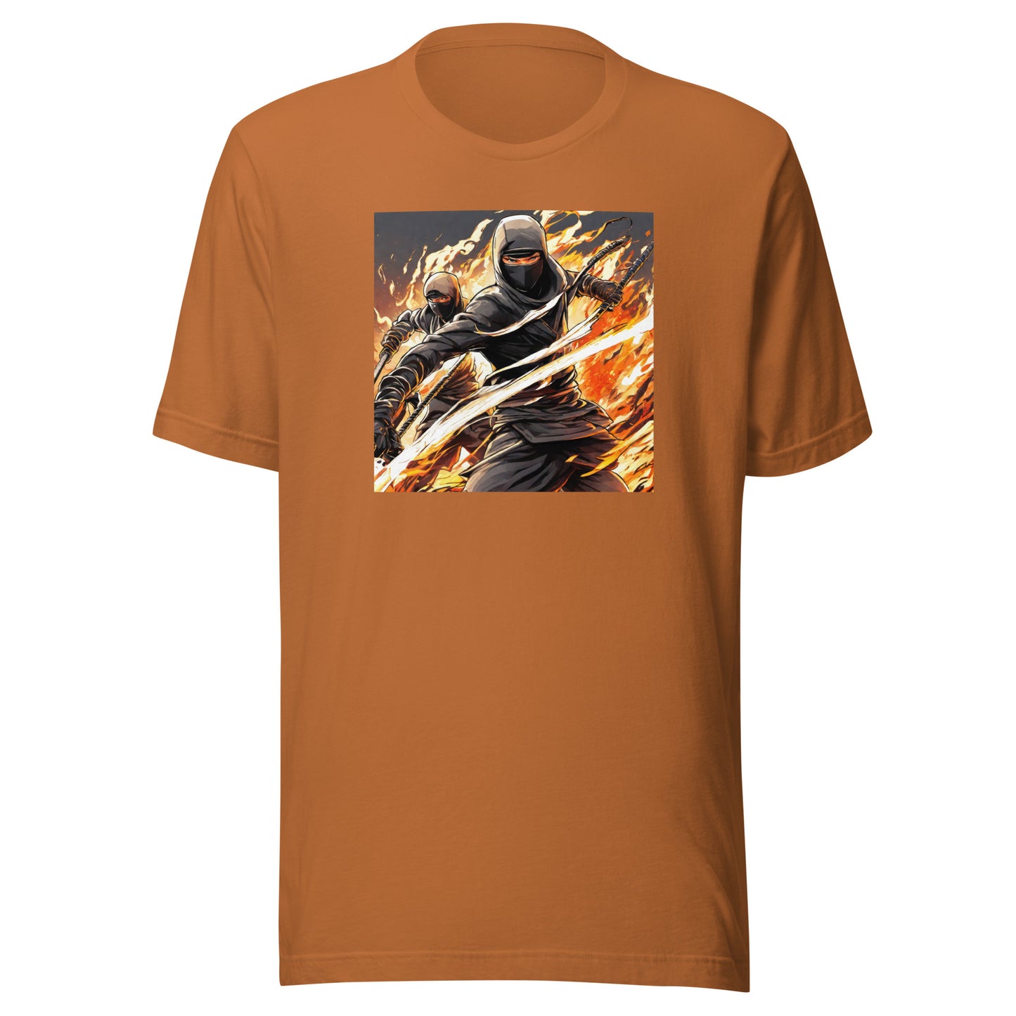 Flame-Wielding Assassin Men's Anime T-Shirt Toast