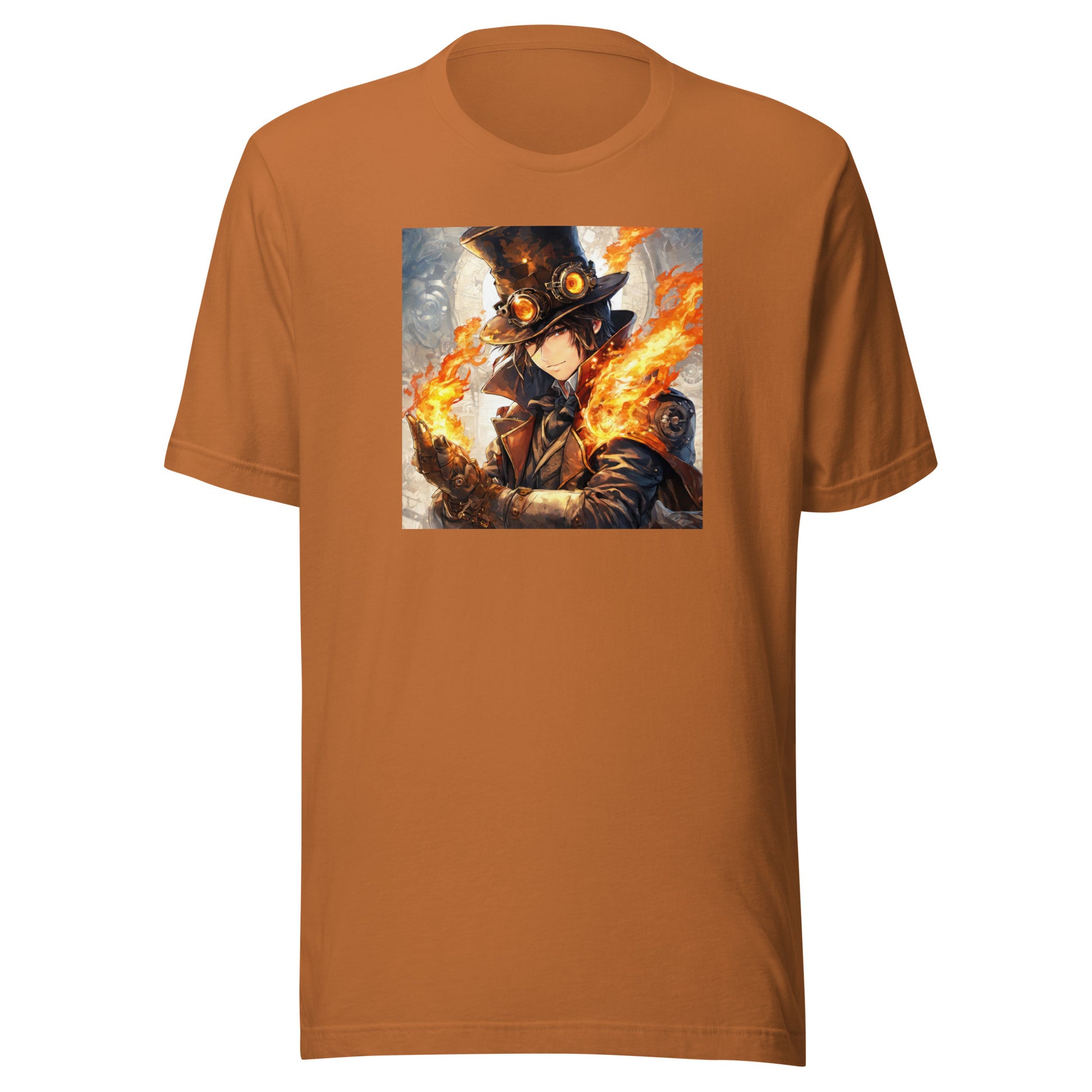 Steampunk Firebender Men's Anime T-Shirt Toast