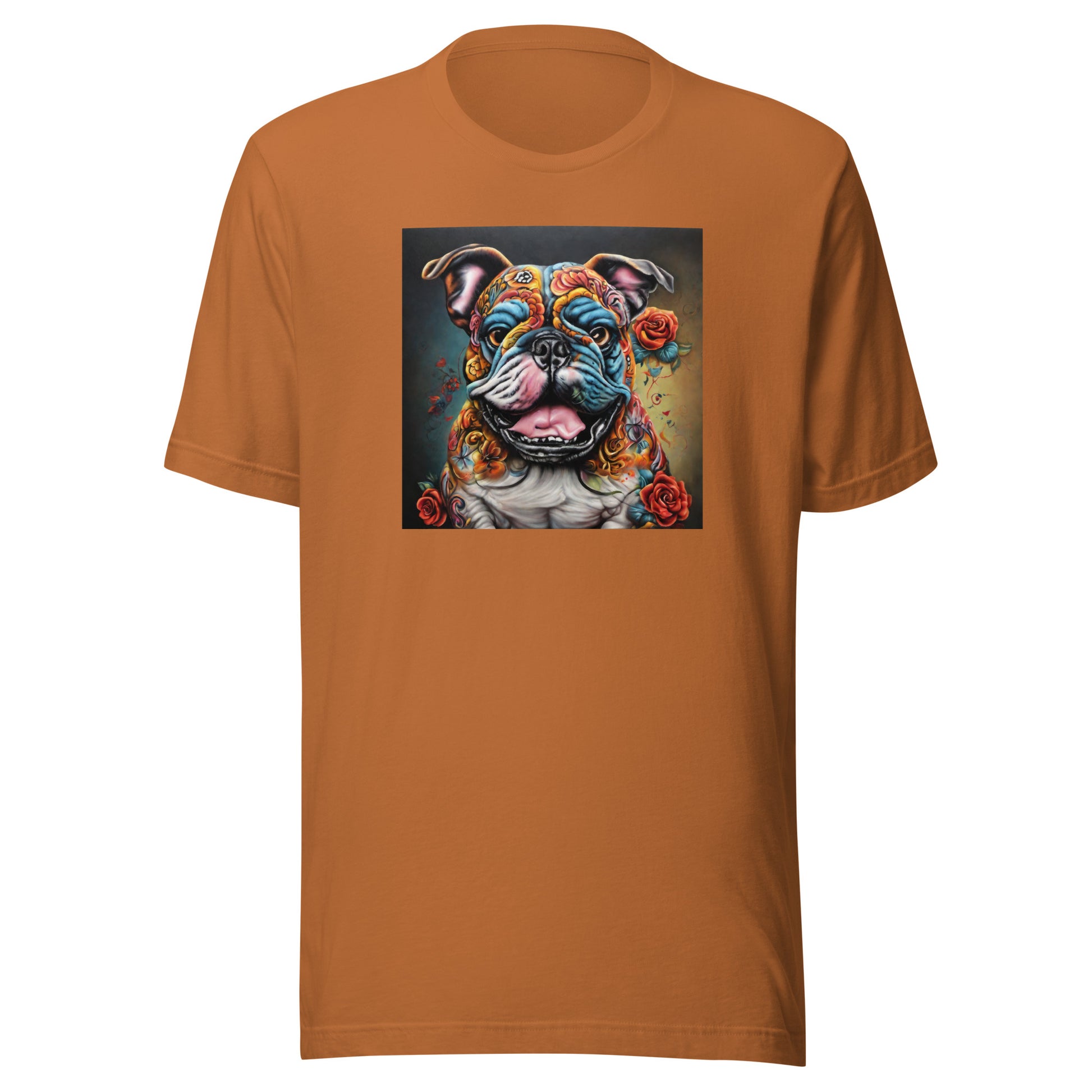 Day of the Dead Bulldog Men's Dog Lover Tee Toast