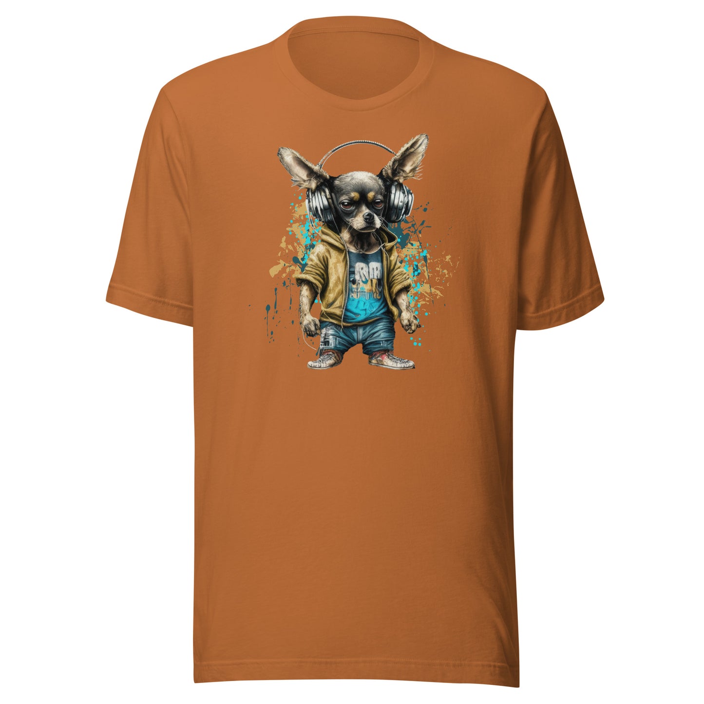 Cool Beats Chihuahua Men's Animal T-Shirt Toast