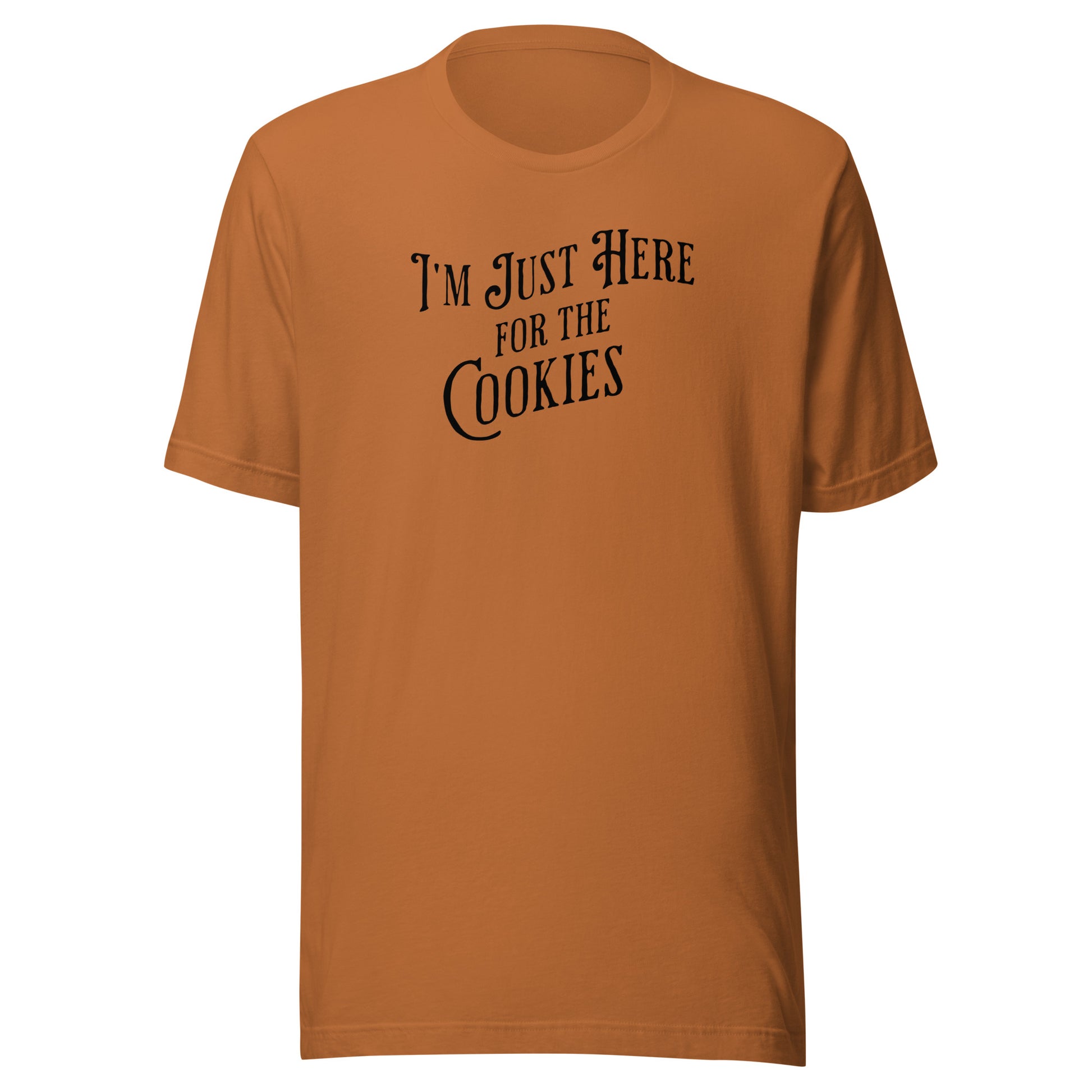 I'm Just Here for the Cookies Men's Christmas T-Shirt Toast