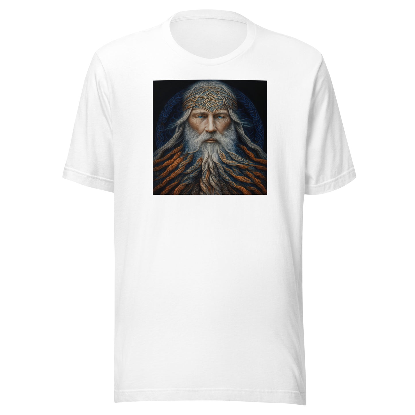 Bearded Wizard Men's Fantasy T-Shirt White