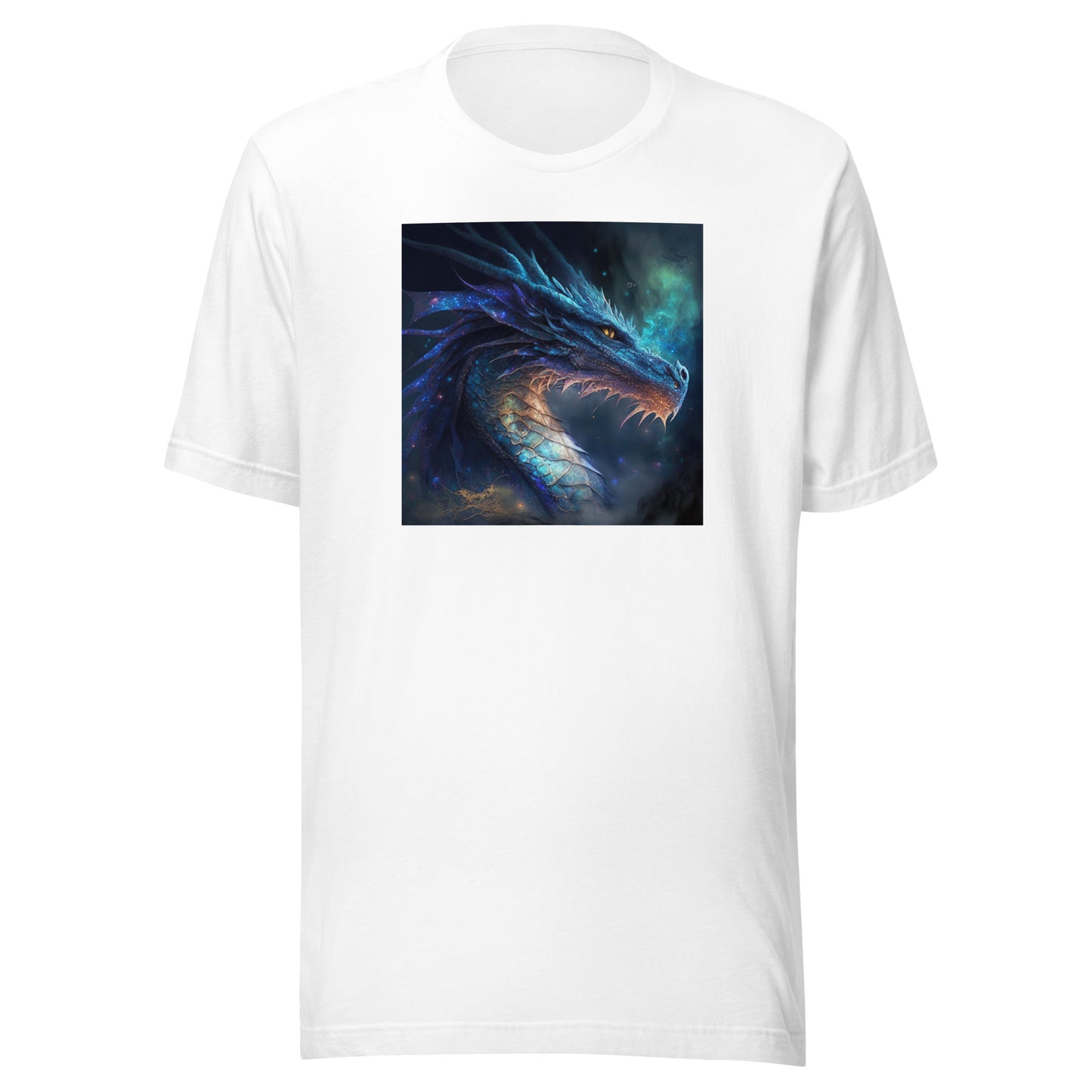 Blue Dragon Men's Fantasy T-Shirt White