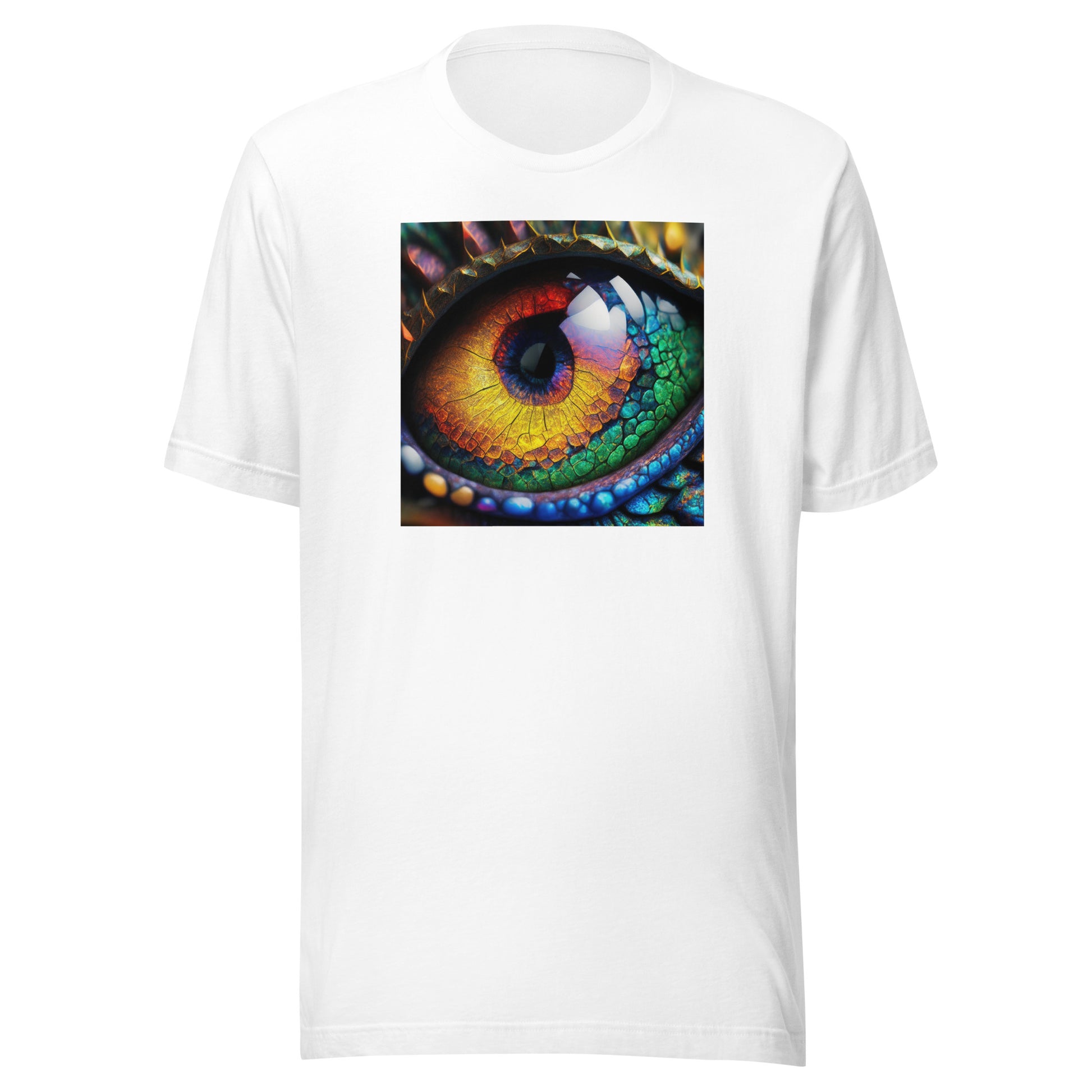 Dragon's Eye Men's Fantasy T-Shirt White