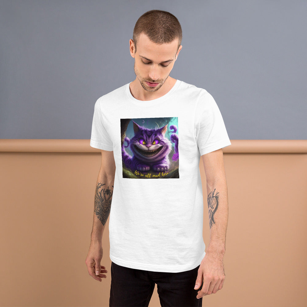 We're All Mad Here Cheshire Cat Men's T-Shirt