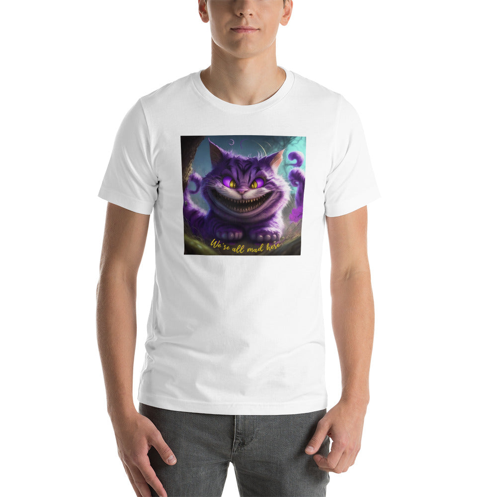 We're All Mad Here Cheshire Cat Men's T-Shirt