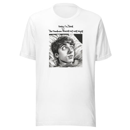 Sandman Peaced Out Men's Funny T-Shirt White