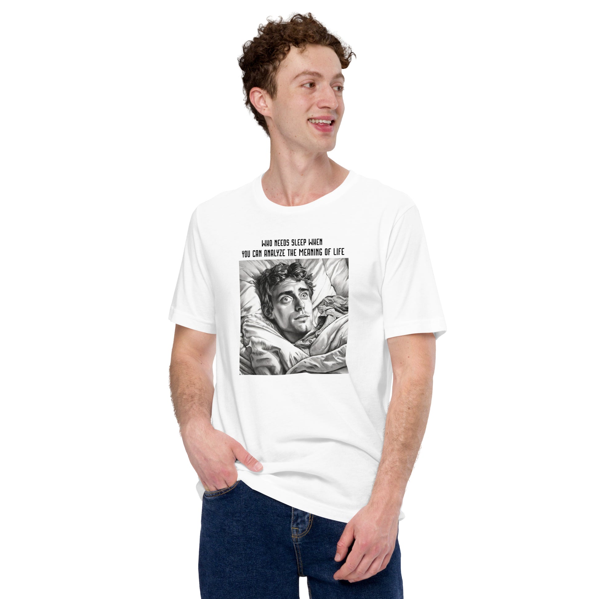 Late Night Analyzing Men's Funny T-Shirt