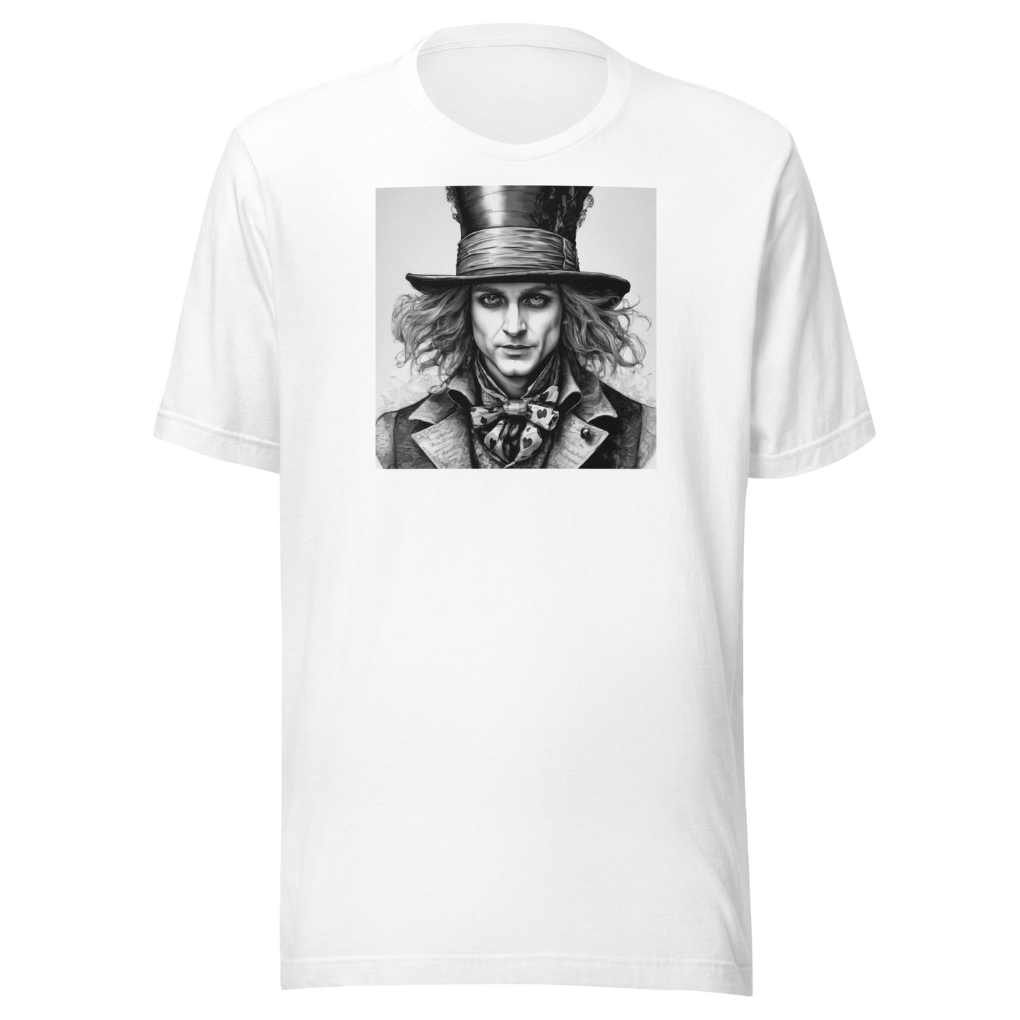 Serenely Eccentric Mad Hatter Men's T-Shirt White