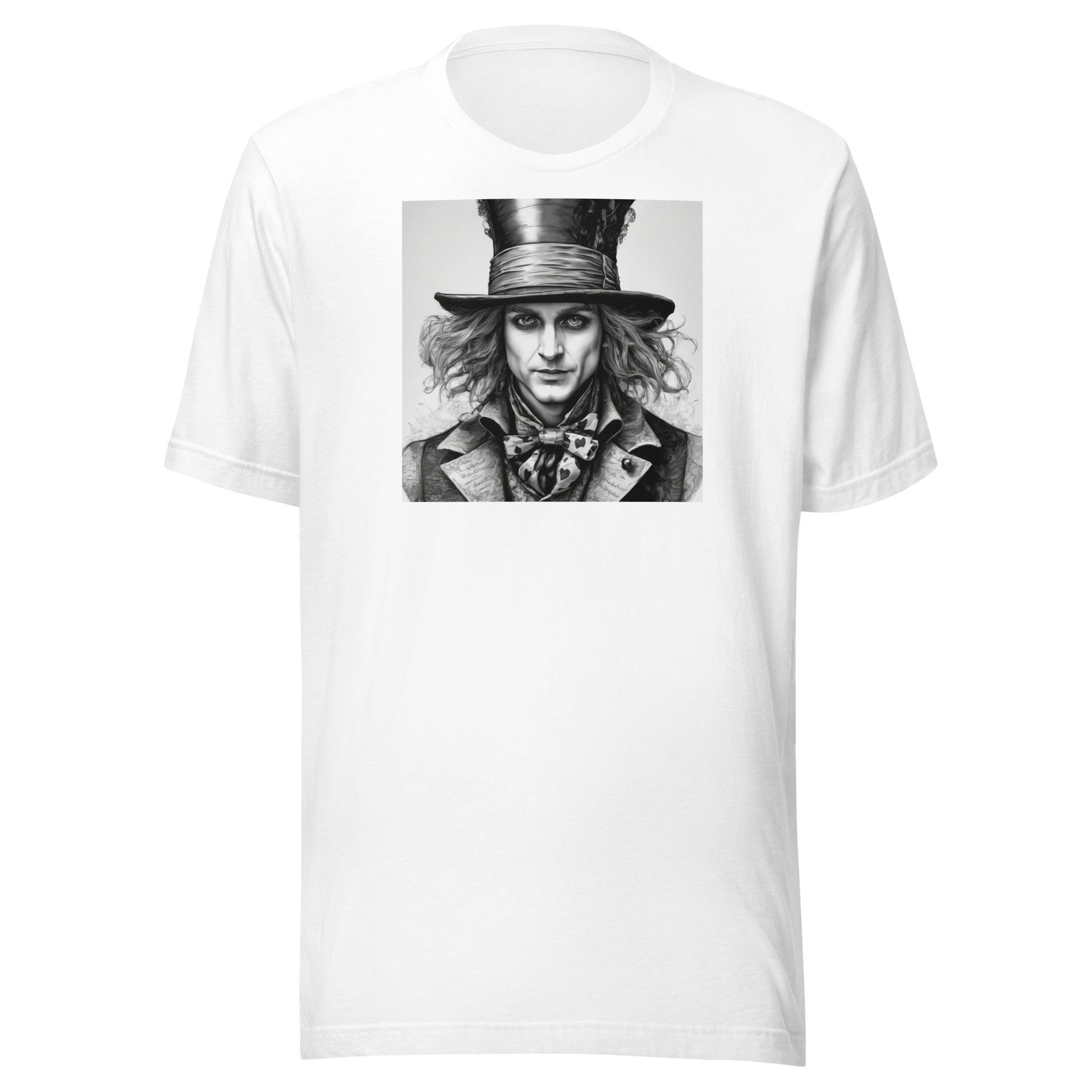 Serenely Eccentric Mad Hatter Men's T-Shirt White