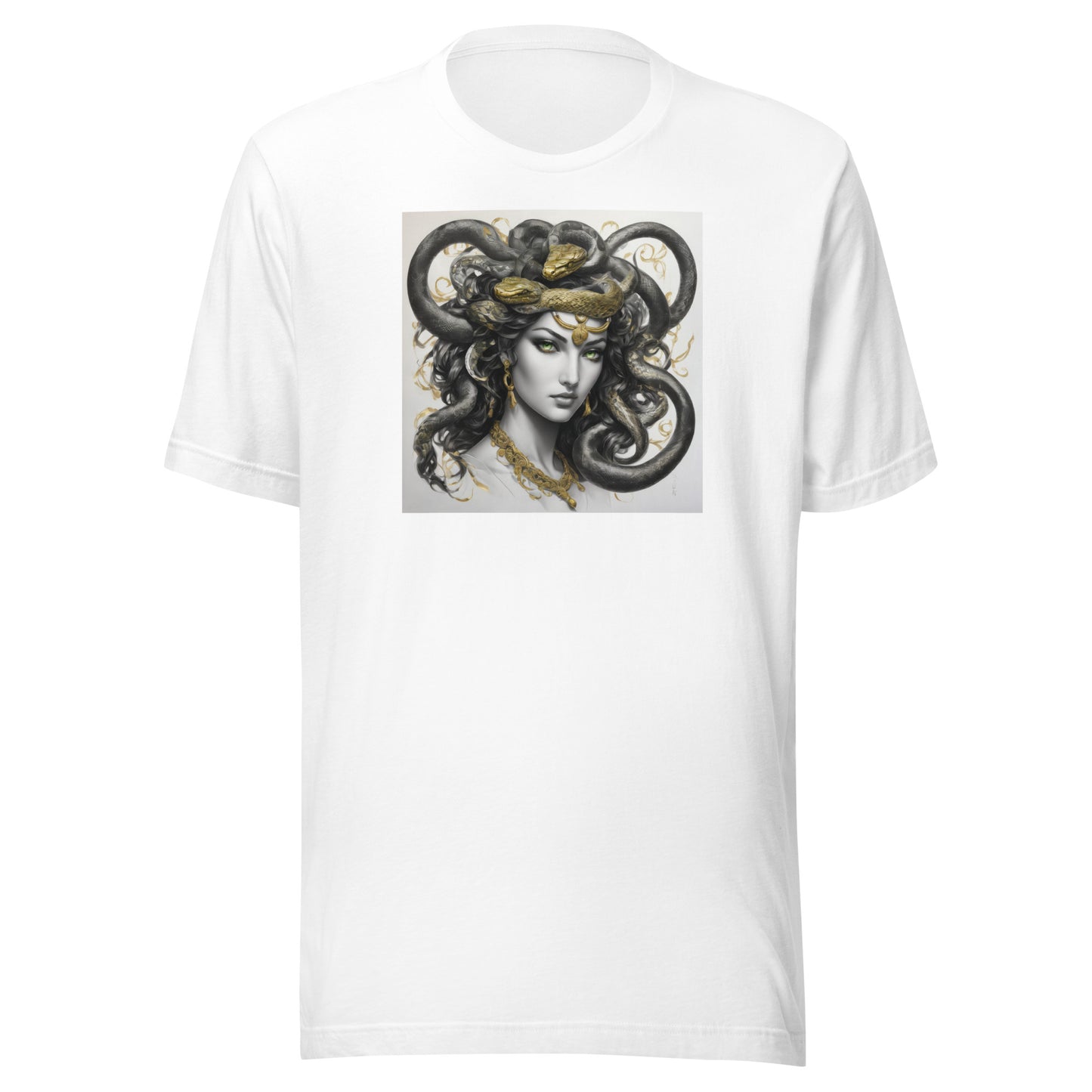 Bold Medusa Men's Mythology T-Shirt White