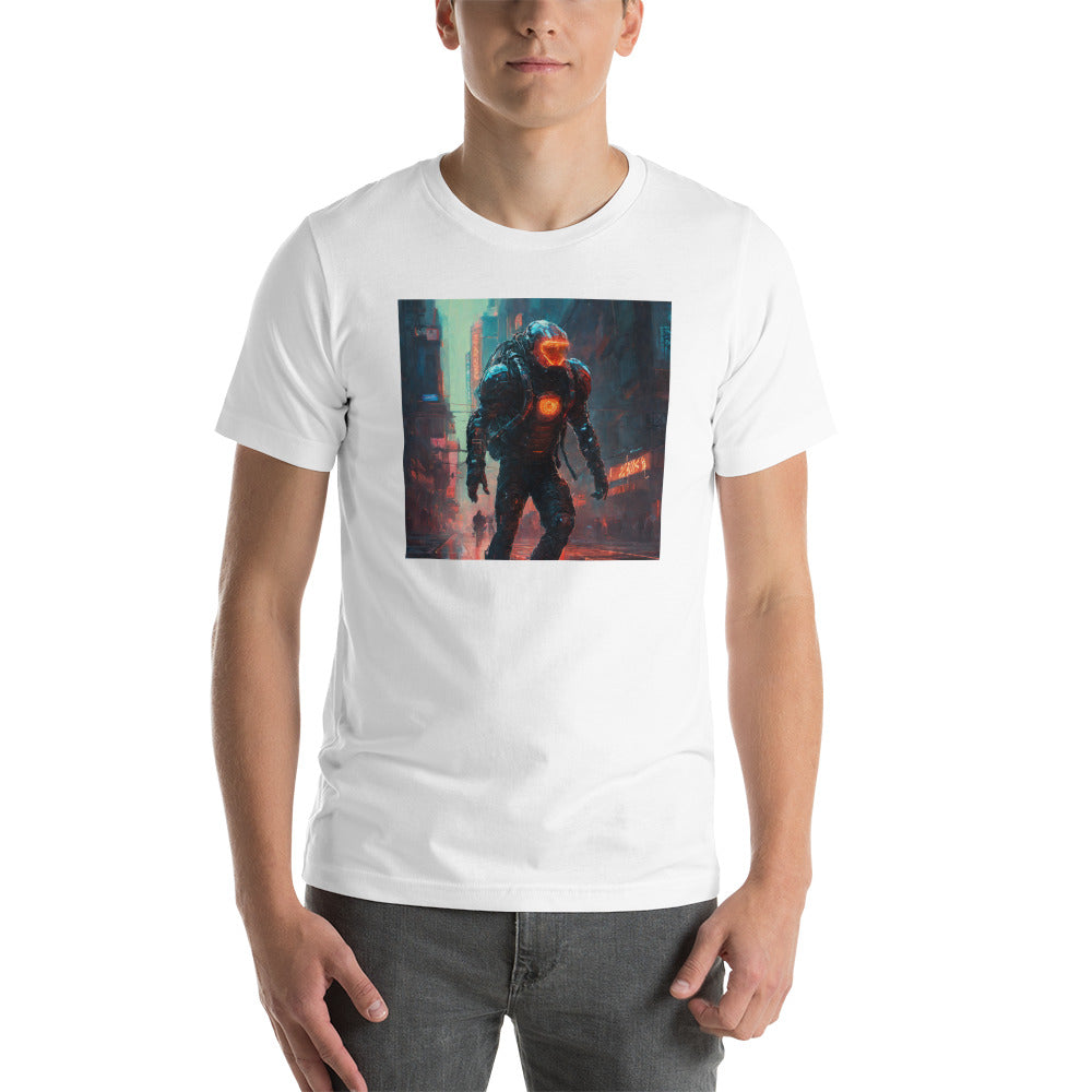 Futuristic Space Suit Men's Sci-Fi T-Shirt