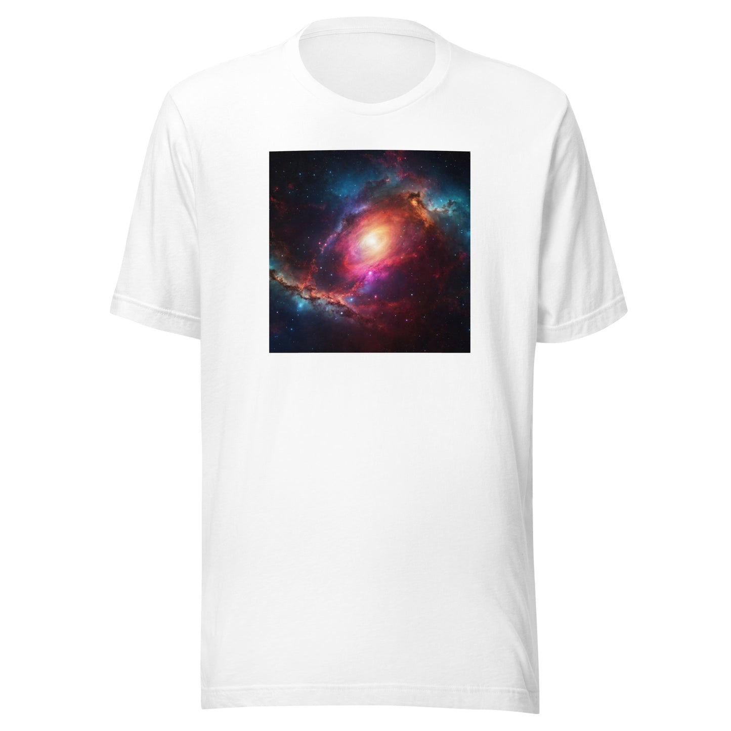 Cosmic Expanse Men's Outer Space T-Shirt White