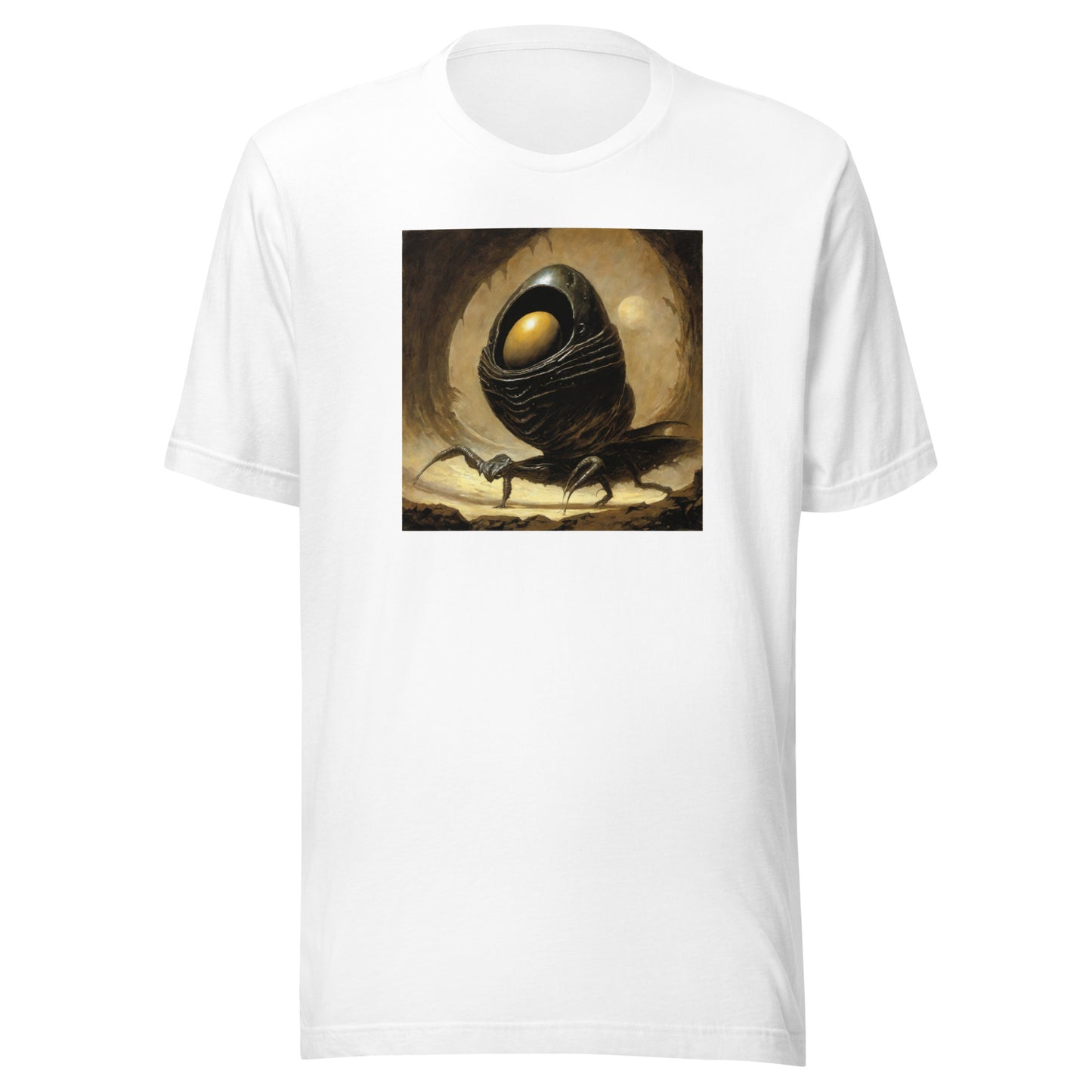 Alien Egg Men's Sci-Fi T-Shirt White