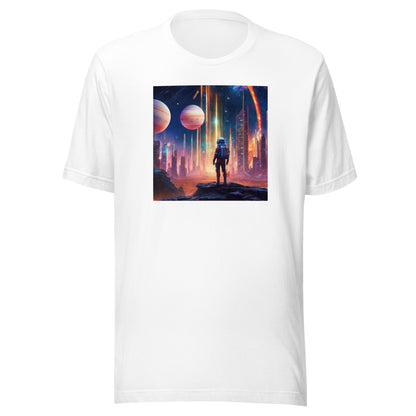 Space Explorer Dreamscape Men's T-Shirt White