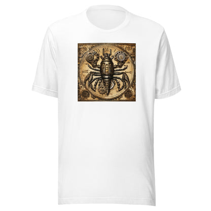 Mechanical Lobster Men's Steampunk T-Shirt White