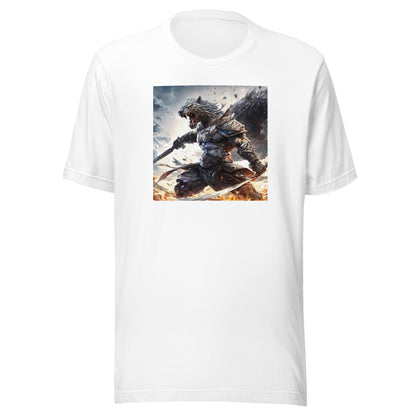 Raging Savage Men's Anime T-Shirt White