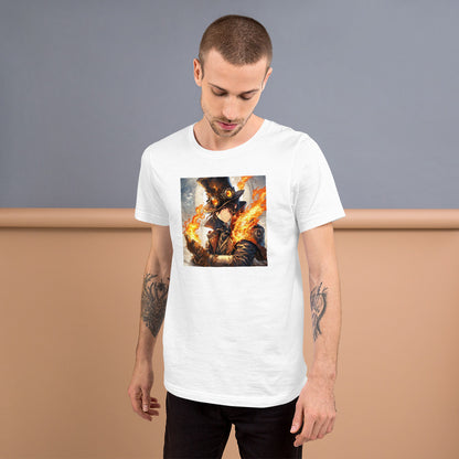 Steampunk Firebender Men's Anime T-Shirt