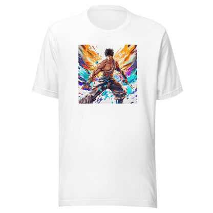 Vivid Avenger Men's Anime T-Shirt White