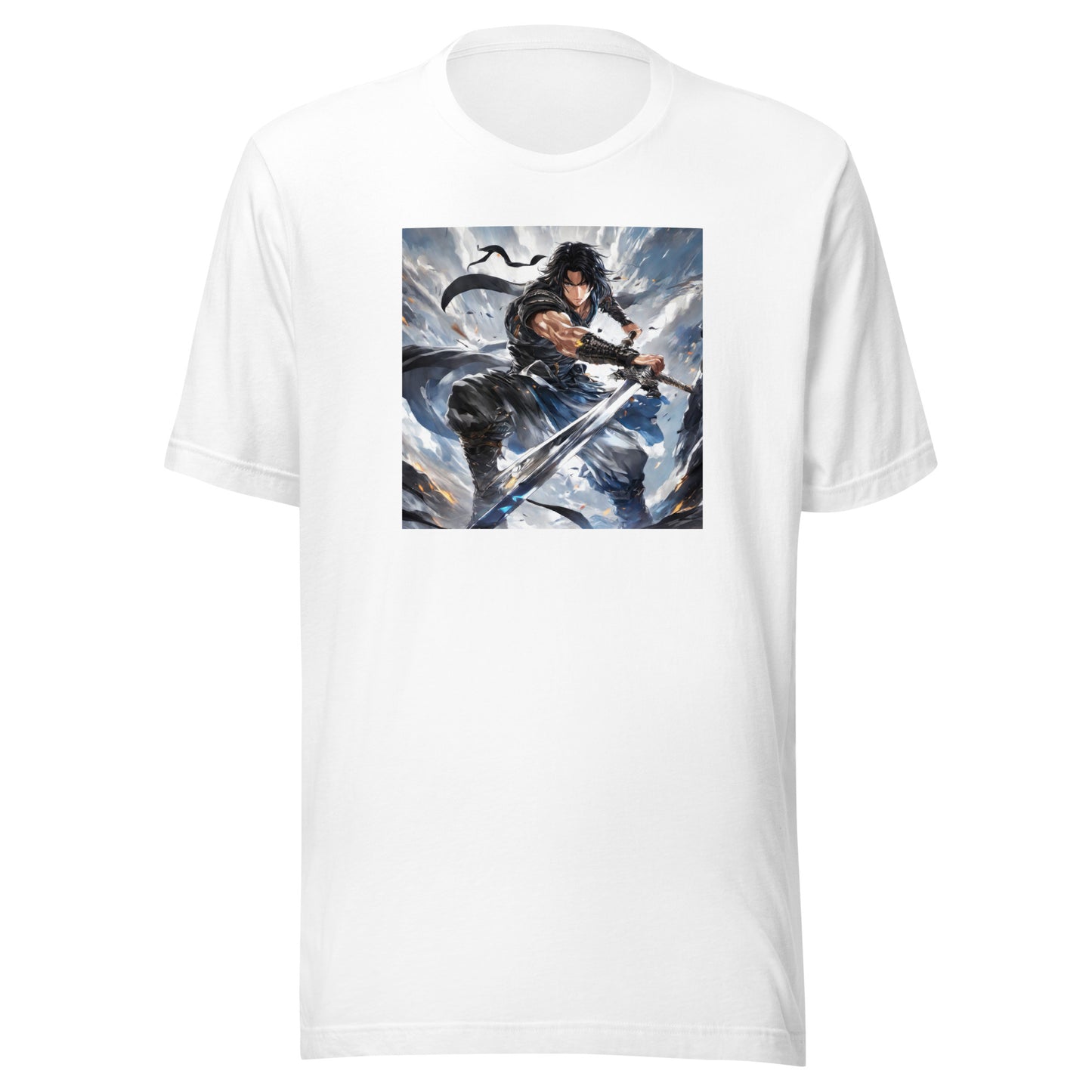 Victory is Mine Men's Anime T-Shirt White