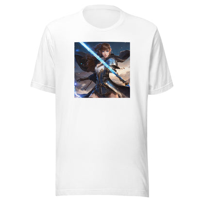 Elven Defender Men's Fantasy Anime T-Shirt White