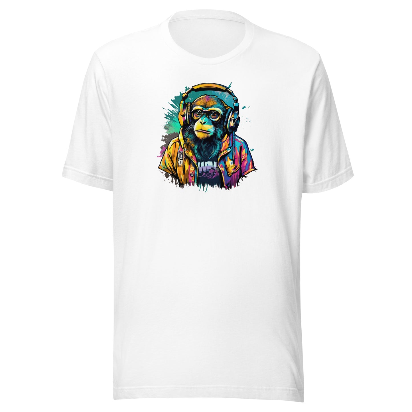 Monkey Music Men's T-Shirt White