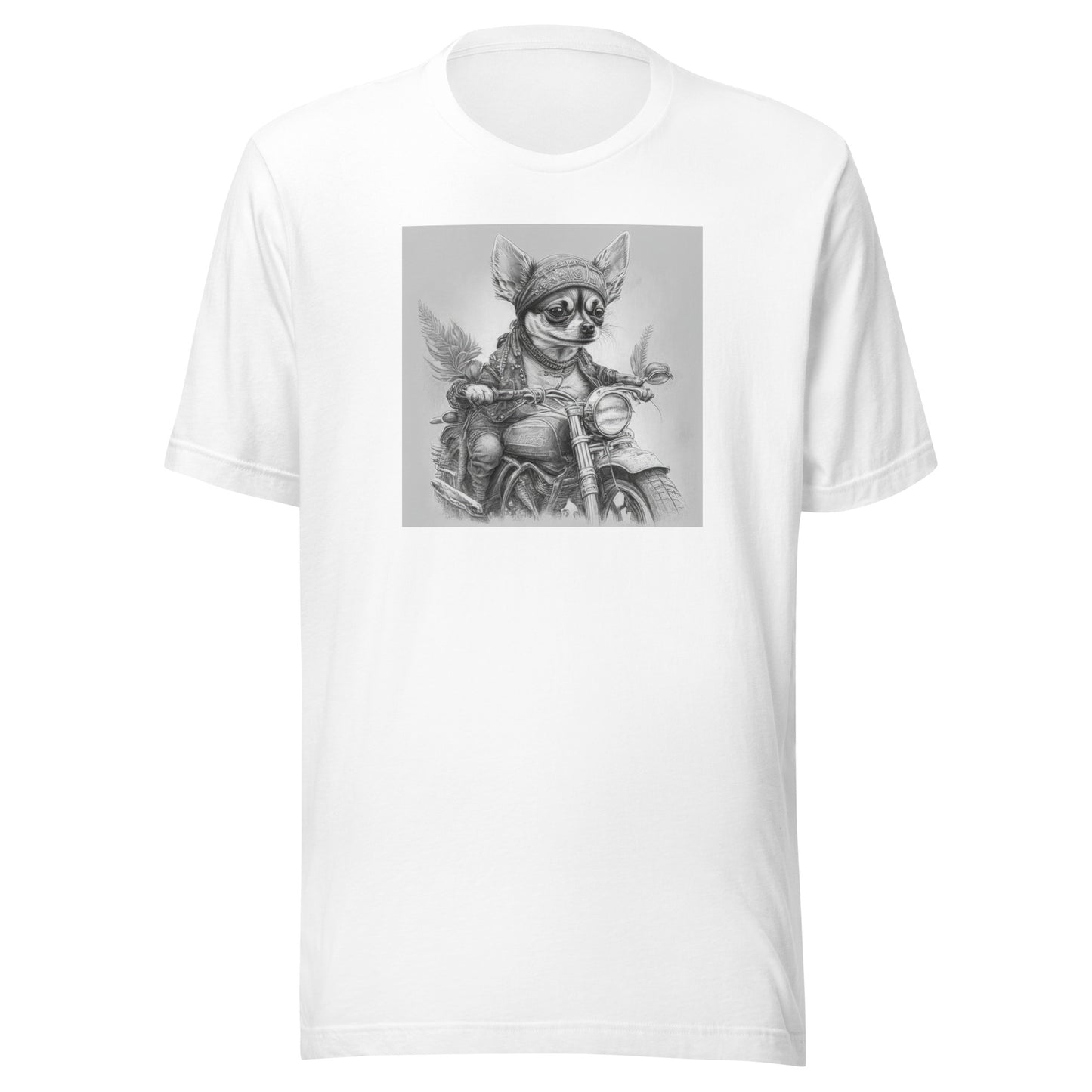 Tiny Speedster Chihuahua Men's T-Shirt White