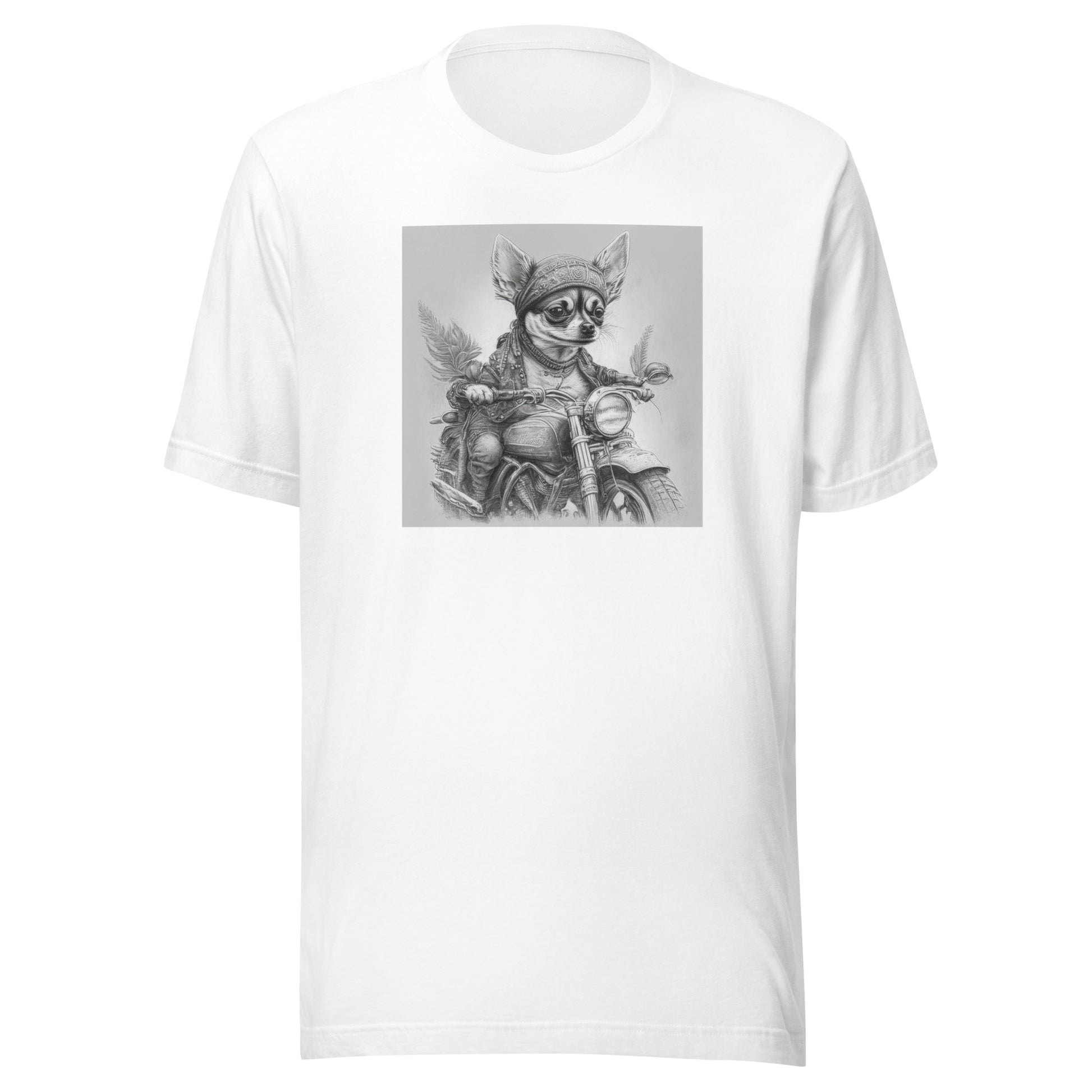 Tiny Speedster Chihuahua Men's T-Shirt White