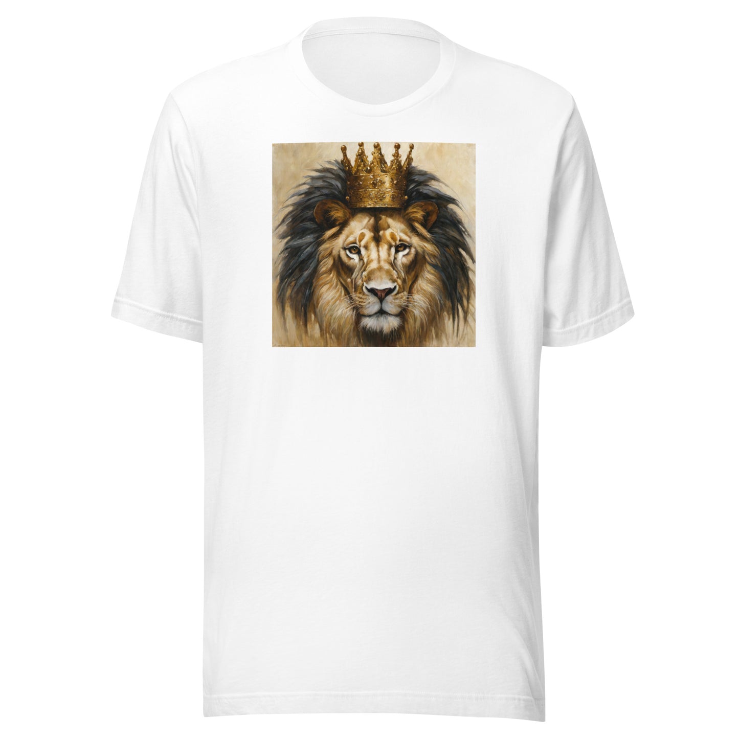 King Lion Men's Graphic Tee White