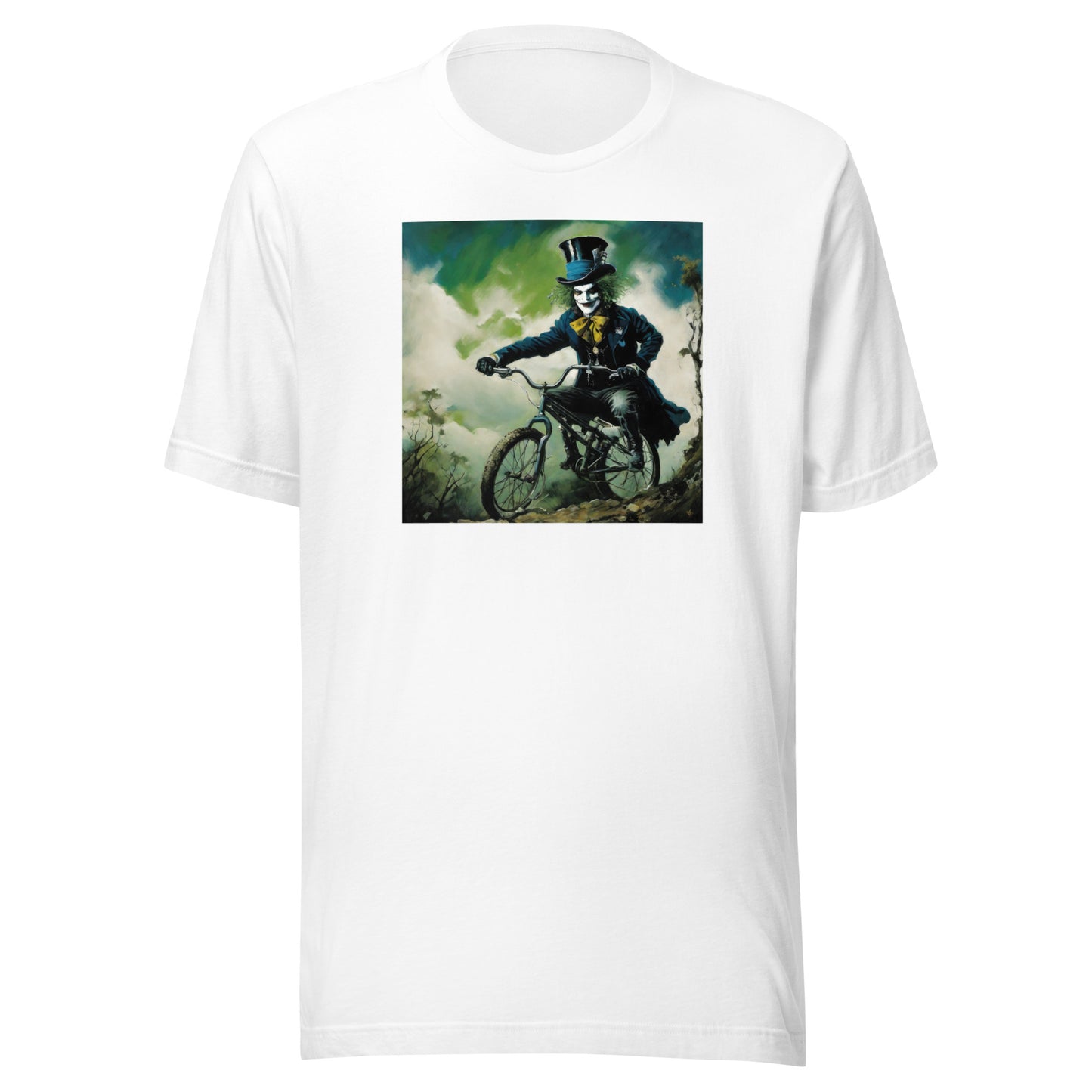 Mad Hatter Biking Men's T-Shirt White