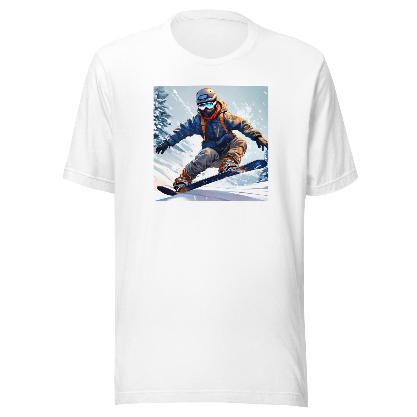 Men's Snowboarding T-Shirt White