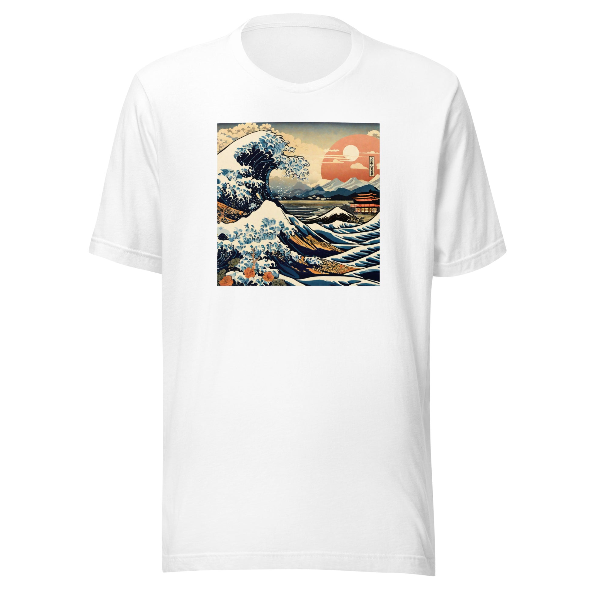 Ukiyo-e Wave Men's T-Shirt White