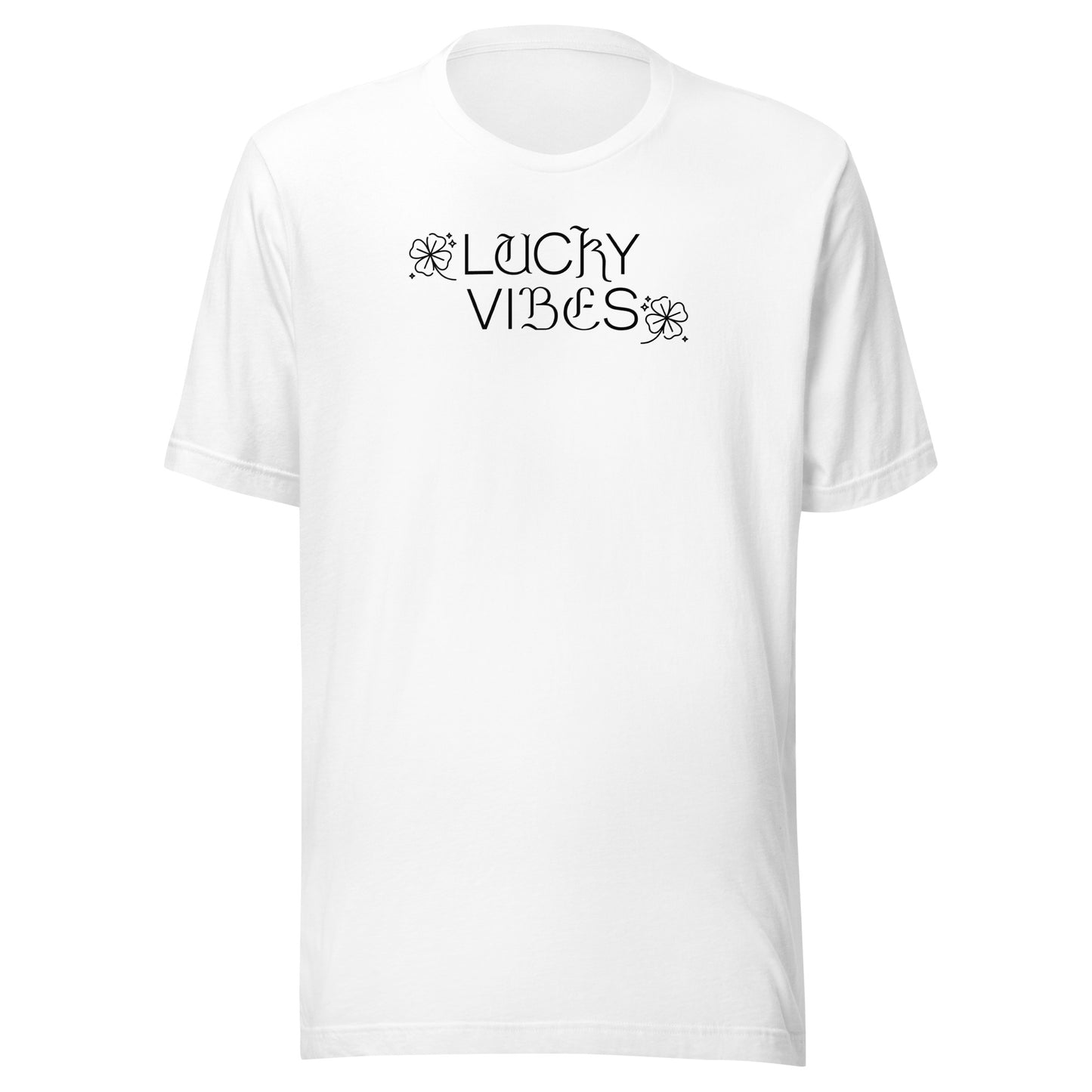 Lucky Vibes St Patrick's Day Men's T-Shirt White